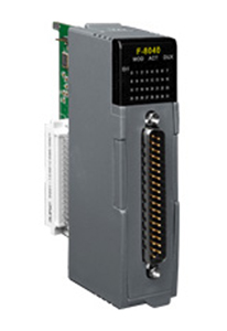 ICP DAS F-8040 - Digitial Input Module, 32 points, dry contact, sink/source, isoalted , one COM for all DI, LED display by ICP DAS
