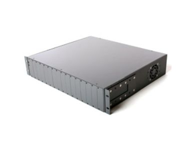 FCU-RACK16-AC - 16-Slot Unmanaged Universal Media Converter Rack, w/1 AC Power Supply by ANTAIRA