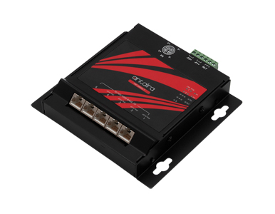 Antaira FNP-0500G-T - 5-Port Industrial Gigabit Unmanaged Flat-Type PoE+ Ethernet Switch, w/4*10/100/1000Tx (30W/Port) + 1*10/10 by ANTAIRA