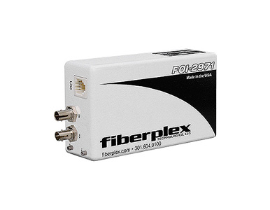 Patton FOI-2971-R-ST - Isolator for telephone (POTS), exchange side, Multimode ST optics, RFI suppressed, Power Options Sold Sep by PATTON