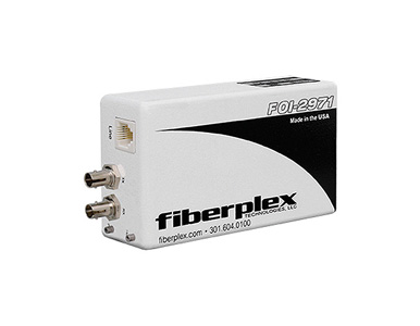 Patton FOI-4972-R-ST - Isolator for telephone (POTS) instrument side, fax, STU or STE, or dial-up modem interface. V.90, RFI sup by PATTON