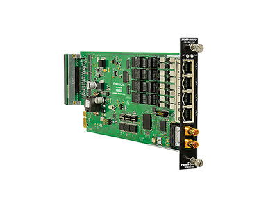 Patton FOM-5600-C - Isolator Multiplexer for (4) ISDN BRI S/T interfaces (4 wire), SFP cage, no optical module by PATTON