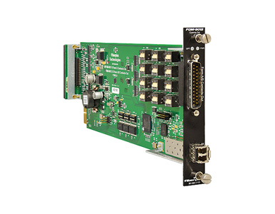 FOM-9011-C - 8 Form C Contacts. SFP cage, no optical module by PATTON