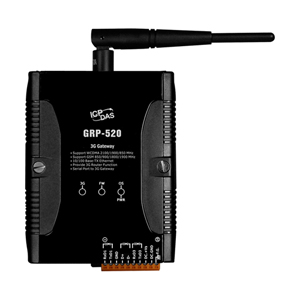 ICP DAS GRP-520 - 3G Gateway for Ethernet and Serial Port, 1xRS232, 1xRS 485 to 3G, Web Server by ICP DAS