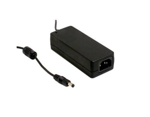 Mean Well GST60A24-P1J - AC-DC Industrial desktop adaptor; Output 24Vdc at 2.5A; 3 pole AC inlet IEC320-C14 by MEANWELL