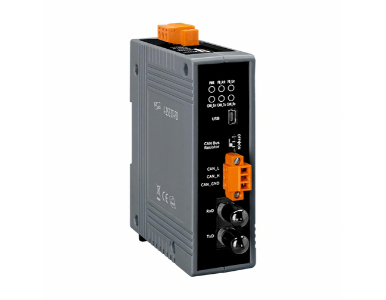 ICP DAS I-2533T-FD - CAN/CAN FD to Multi-mode Fiber Bridge; 1 (2 km) multi-mode, ST connector (RoHS) by ICP DAS