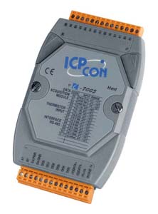 ICP DAS I-7005 - 8-channel Thermistor Input and 6-channel Alarm Output Module by ICP DAS
