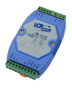 I-7014D - Analog / Transmitter input with LED display by ICP DAS