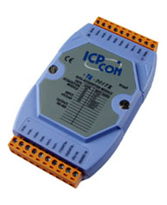 I-7017RC - 8 channel analog input high protection module, Current by ICP DAS