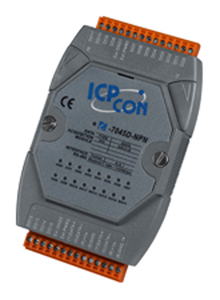 ICP DAS I-7045D-NPN - 16-channel Sink Type Isolated Digital Output Module, with LED display by ICP DAS