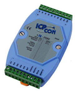 I-7050 - 7 Digital input and 8 Digital Output module, Sink by ICP DAS