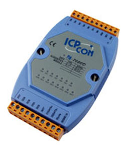 I-7050A - 7 Digital Input and 8 Digital Output module, Source by ICP DAS
