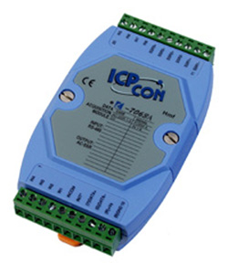 I-7063A - 8 Isolated digital input & 3 AC-SSR relay output module by ICP DAS