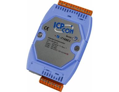 ICP DAS I-7188E3 - 3 Serial Ports to Ethernet Converter / Intelligent Controller with 40 Mhz CPU, without display. by ICP DAS