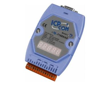 ICP DAS I-7188XAD - Expandable Embedded Data Acquisition Controller, Programmable in C Language with 40 Mhz CPU. by ICP DAS
