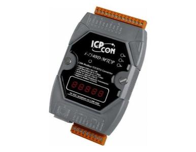 ICP DAS I-7540D-MTCP - CAN to Ethernet / Modbus TCP / Modbus RTU Converter. Supports operating temperatures between -25 to 75C. by ICP DAS