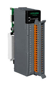 I-87015PW - 7-channel RTD Input Module with 3-wire RTD lead resistance elimination by ICP DAS