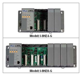 I-8KE4 - Ethernet I/O unit with 4 I/O slots, Single Ethernet Port with 40 Mhz CPU by ICP DAS