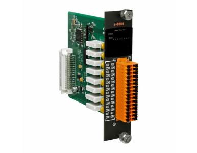 ICP DAS I-9064 - 8-channel Power Relay Output Module.  For use with WP-9000, XP-9000, LX-9000 and LP-9000 Series PAC Controllers by ICP DAS