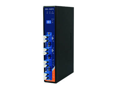 IBS-102FX-MM-LC - Industrial 2-port optical bypass switch for fiber optical network with 4xLC duplex Connector - Multi mode by ORing Industrial Networking
