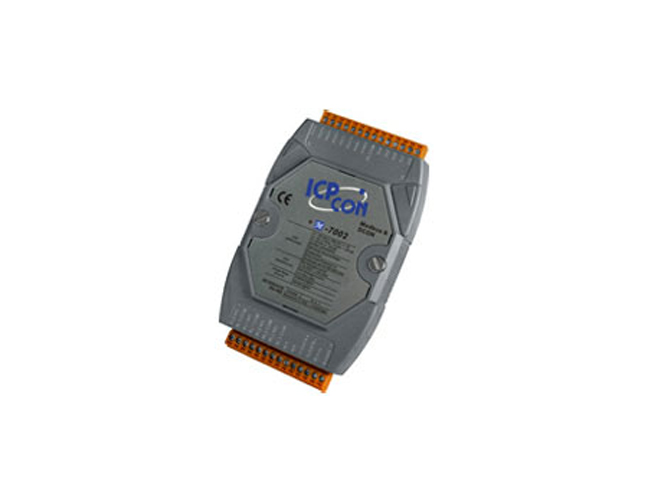 ICP DAS M-7002 - Data Acquisition Module with Analog Input, Digital Input and Relay Output, communicable over RS-485 and Modbus by ICP DAS