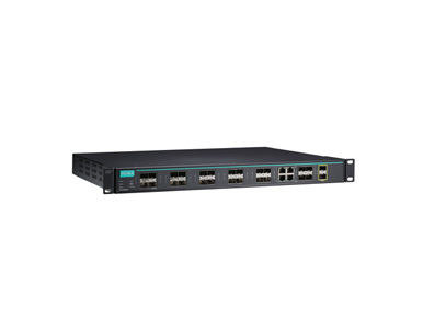 ICS-G7826A-2XG-HV-HV-T - Layer 3 full Gigabit managed Ethernet switch with 20 10/100/1000BaseT(X) ports, 4 10/100/1000BaseT(X) o by MOXA
