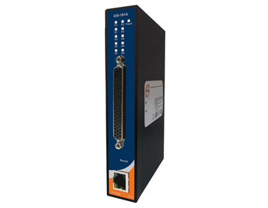 IDS-181A  - Slim Type 8x RS232 to 1x 10/100TX(RJ-45) Device Server by ORing Industrial Networking