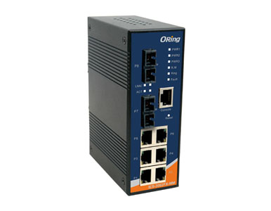 IES-3062FX-MM-SC  - Rugged 6x 10/100TX (RJ-45) + 2x 100FX (Multi-Mode / SC) by ORing Industrial Networking