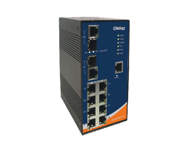 IES-3082GC - EN50155 IP30  8x 10/100TX + 2 Gigabit Combo ports with MRP function by ORing Industrial Networking