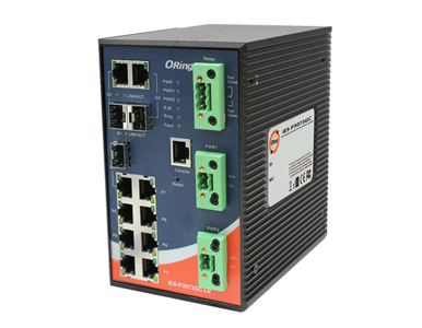 IES-P3073GC-LV - Rugged 7x 10/100TX (RJ-45) + 3 x 100/1000 Combo (SFP/RJ-45) by ORing Industrial Networking