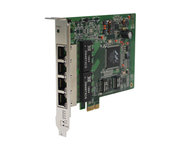 IGCS-E140 - UPCIe bus 4x 10/100/1000TX (RJ-45) Ethernet Switch Card by ORing Industrial Networking