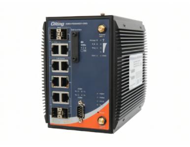 ORing IGMG-P83244GC+-D4G-EU - 4G LTE M2M IoT Gateway, 4 GE + 4 1000 combo, 2 Serial, EU band by ORing Industrial Networking