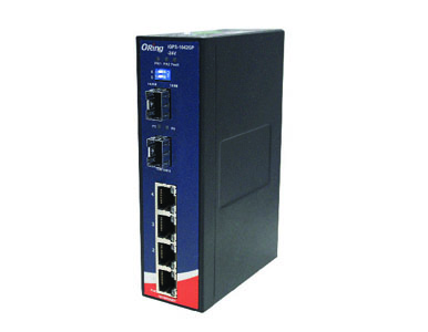 IGPS-1042GP-24V - Slim Type 4 x 10/100/1000TX (RJ-45) PoE+, + 2 x 1000Base-X SFP slot by ORing Industrial Networking