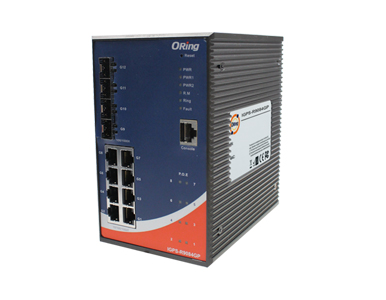 IGPS-R9084GP (L3) - Rugged 8 x 10/100/1000TX (RJ-45) PoE +, + 4x 1000 (SFP) with 1588 compliant with L3 features by ORing Industrial Networking