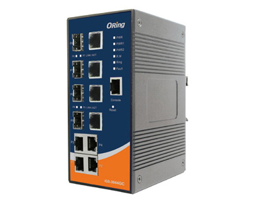 IGS-3044GC - *Discontinued* - Rugged 4x 10/100/1000TX (RJ-45) + 4x 100/1000 Combo(RJ45/SFP) support DDM by ORing Industrial Networking