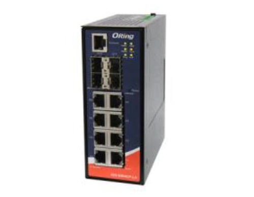 IGS-9084GP-LA - Industrial Slim 12-port managed Gigabit Ethernet switch with 8x10/100/1000Base-T(X) ports and 4x100/1000Base-X, by ORing Industrial Networking