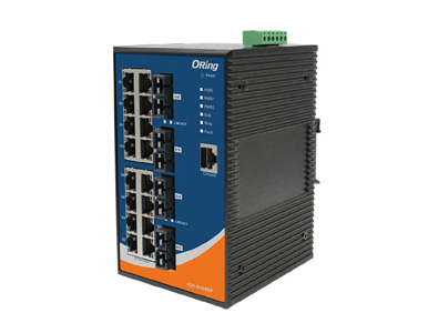 IGS-9164GF-SS-SC - Rugged 16x 10/100/1000TX (RJ-45) + 4x 1000LX (Single Mode) SC by ORing Industrial Networking