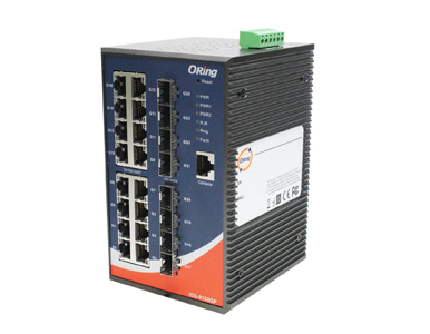 IGS-9168GP - Rugged 16x 10/100/1000TX (RJ-45) + 8x 100/1000(SFP) by ORing Industrial Networking