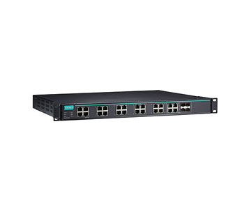 IKS-G6524A-20GSFP-4GTXSFP-HV-HV-T - Layer 2 Full Gigabit managed Ethernet switch with 20 100/1000BaseSFP slots and 4 10/100/1000 by MOXA