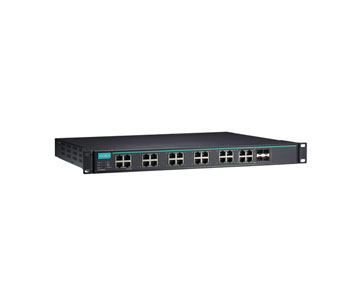 IKS-G6824A-20GSFP-4GTXSFP-HV-HV - Layer 3 Full Gigabit managed Ethernet switch with 20 100/1000BaseSFP slots and 4 10/100/1000Ba by MOXA