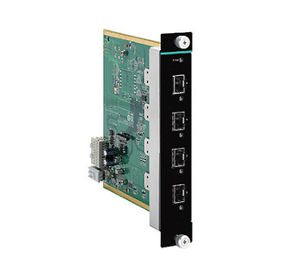 Moxa IM-G7000A-4GSFP - Gigabit Ethernet interface module with 4 100/1000BaseSFP slots, -10 to 60  Degree C  operating temperatur by MOXA