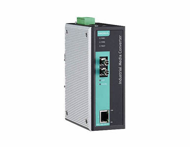 IMC-101-M-ST-IEX - Industrial Media Converter, multi mode, ST, 0 to 60  Degree C , IECEx Certification Approval by MOXA