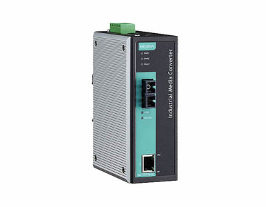 IMC-101-S-SC-80-T - Industrial Media Converter, single mode, SC, 80 km, -40 to 75  Degree C by MOXA