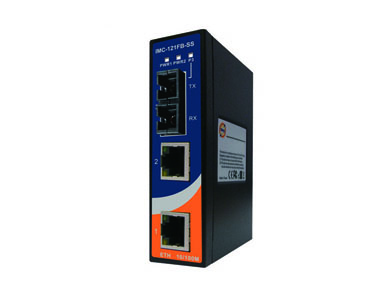 ORing IMC-121FB-MM-SC - Mini Type 2x 10/100TX (RJ-45) to 1x 100FX (Multi-Mode / SC) Media Convertor by ORing Industrial Networking