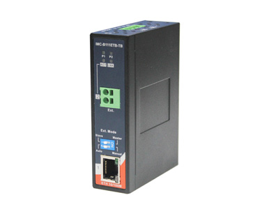 IMC-B111ETB - DIN Rail 2-wire 10/100TX (Terminal Block) Ethernet extender by Oring Industrial Networking