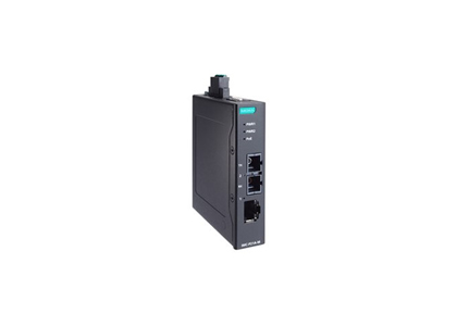 Moxa IMC-P21A-G2-M-SC - Entry-level PoE+ industrial 10/100Base-T(X) to 100Base-FX media converter, multi-mode port with SC conne by MOXA
