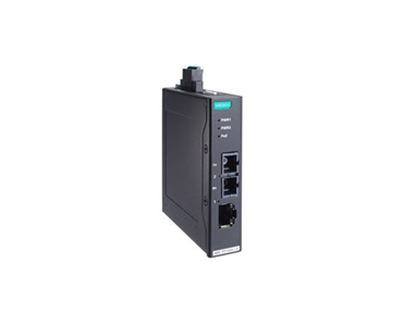 Moxa IMC-P21GA-G2-SX-SC - Entry-level PoE+ industrial 10/100/1000Base-T(X) to 1000Base-SX media converter, multi-mode port by MOXA