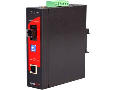 Antaira IMP-100A-WB-S2 -*Discontinued*- 10/100TX To 100FX Industrial PoE Media Converter, Single Fiber (WDM-B), Single-Mode 20km by ANTAIRA