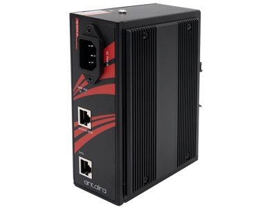 Antaira INJ-0201X-bt-AC-95-T - Industrial 10G PoE++ Injector - 1*10M/100M/1G/2.5G/5G/10G Base-T(X) (95W/Port) and 1*10M/100M/1G/ by ANTAIRA