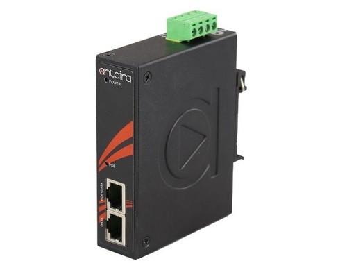 Antaira INJ-C200G-PASS-T - Industrial Gigabit Passive PoE Injector; EOT: -40C ~ 75C by ANTAIRA